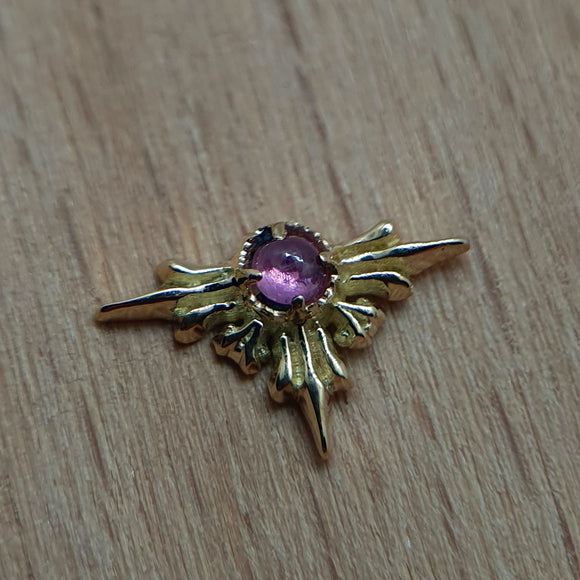 14 karat amethyst goldpiece by Kiwi Jewelry