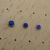 Inari Organics Threadless Synthetic Opal cabochons