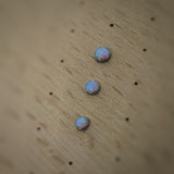 Inari Organics Threadless Synthetic Opal cabochons