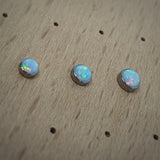 Inari Organics Threadless Synthetic Opal cabochons