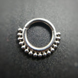 Ornated septum clicker - N / A - Pain Couture Body Piercing