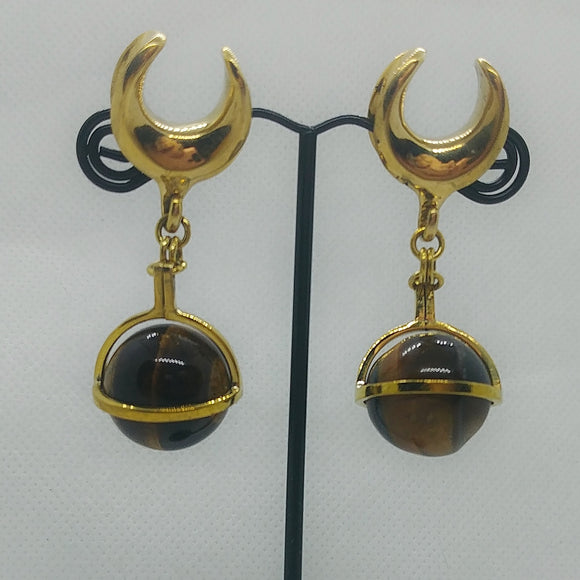 Tiger Eye Globes - pair, only preorder available - - N / A - Pain Couture Body Piercing