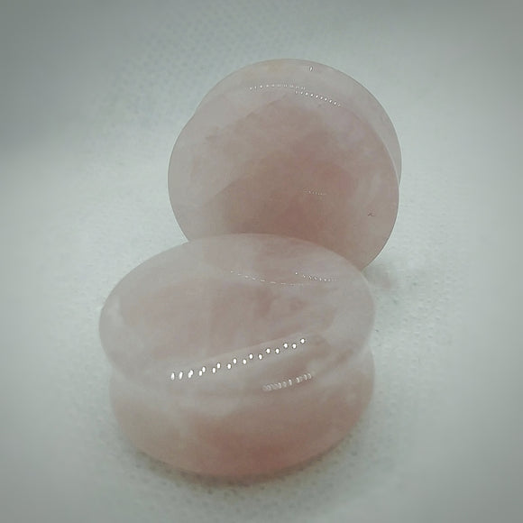 Rosequartz Plugs - n / a - Pain Couture Body Piercing