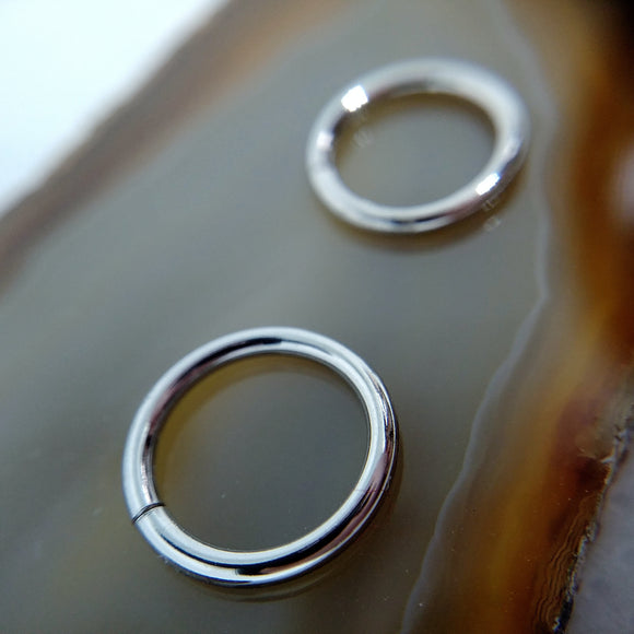 weissgold piercing ring nase