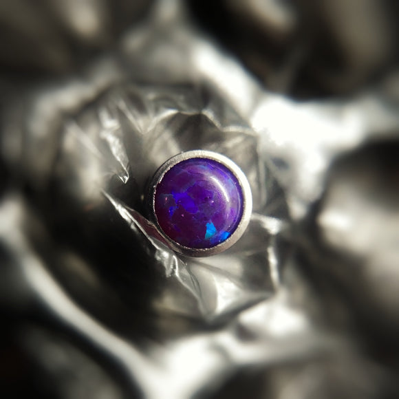 Synthetic Opal captive bead