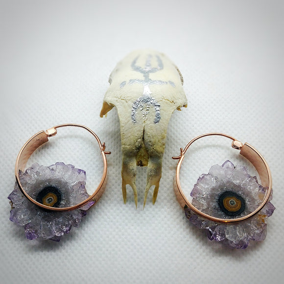 halo hoop earrings buddha jewelry