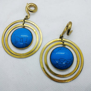 SALE! Turquoise Hoop Weights